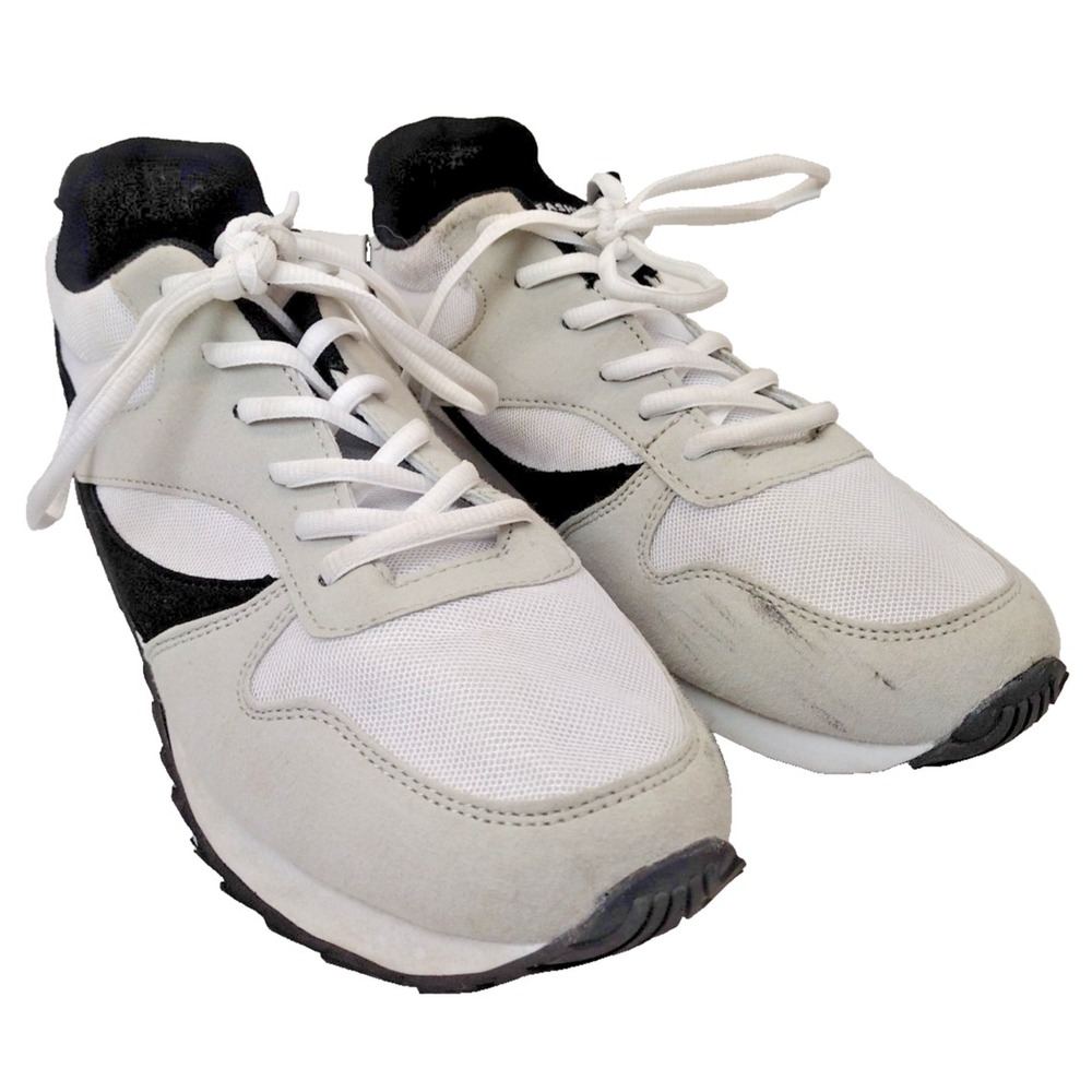 Omega Walk Fashion Men's EU Size 45 Gray Lace Up Professional Skateboard Shoe